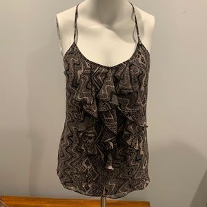 Guess ruffled dress tank, M